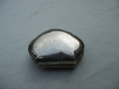 1740 lovely Georgian silver and Lapis Lazuli snuff box