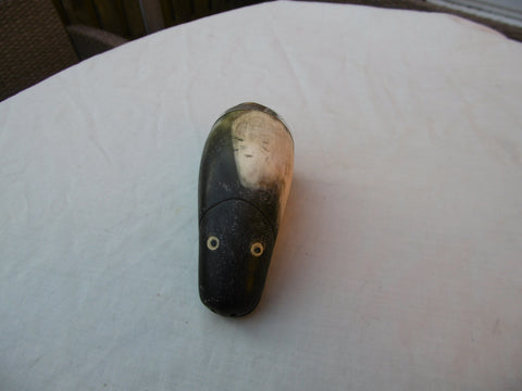1800 very rare Scottish silver and horn Zooamorphic snuff mull of a Seals head