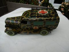 1936 Pre war rare Tipp Co tinplate Ambulance or Sanitatsauto with box and figures for sale