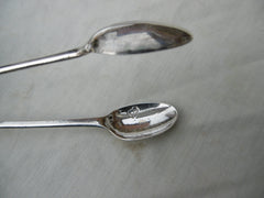 1720 rare pair of early Andiron Silver sugar nips or tongs by IL
