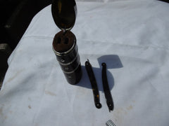 1820 fine Georgian silver mounted Tortoiseshell case containing two razors