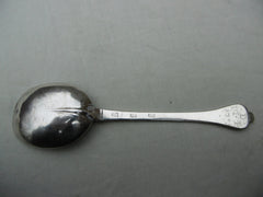 1709 rare Unascribed Trefid maker DA struck 3 times dated 1709 43 grams