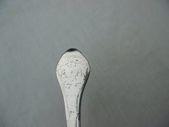 1707 rare provincial Trefid tablespoon GB in script 43g