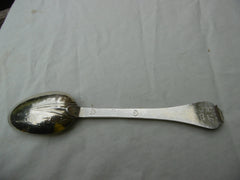 1707 very rare West Country lace back tablespoon by John Pike of Plymouth