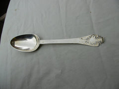 1707 very rare West Country lace back tablespoon by John Pike of Plymouth