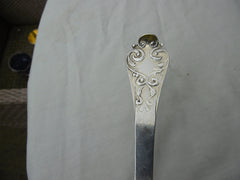 1707 very rare West Country lace back tablespoon by John Pike of Plymouth