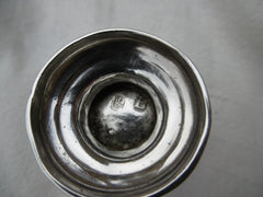 1717 rare small George 1st Childs or Tot cup great date letter 24g