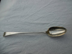 1776 rare Georgian Chester basing or stuffing spoon by R Richardson 30cms