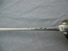 1776 rare Georgian Chester basing or stuffing spoon by R Richardson 30cms