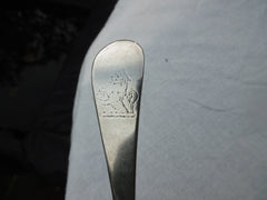 1776 rare Georgian Chester basing or stuffing spoon by R Richardson 30cms