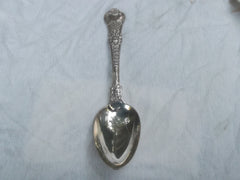 1825 very rare Georgian silver tablespoon in Coburg pattern by T Barker 105g