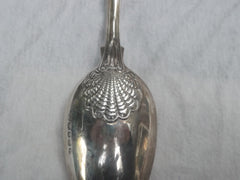 1825 very rare Georgian silver tablespoon in Coburg pattern by T Barker 105g