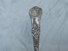 1825 very rare Georgian silver tablespoon in Coburg pattern by T Barker 105g