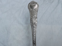 1825 very rare Georgian silver tablespoon in Coburg pattern by T Barker 105g