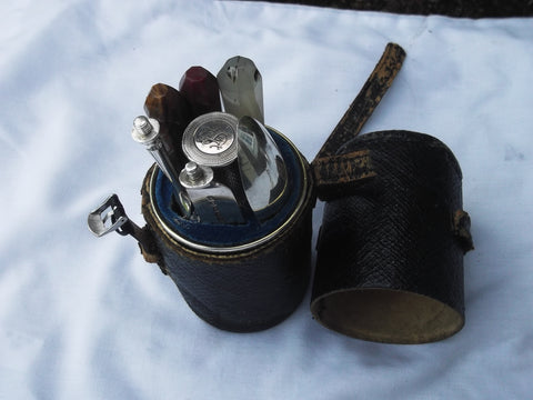 1863 very rare Victorian complete silver campaign set see photos