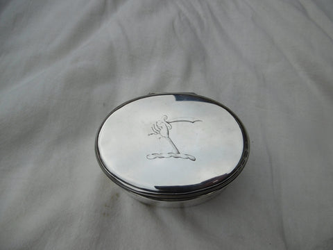 1 1780 very rare large Cork silver box by John Hillery MacNamara crest , Times provenance
